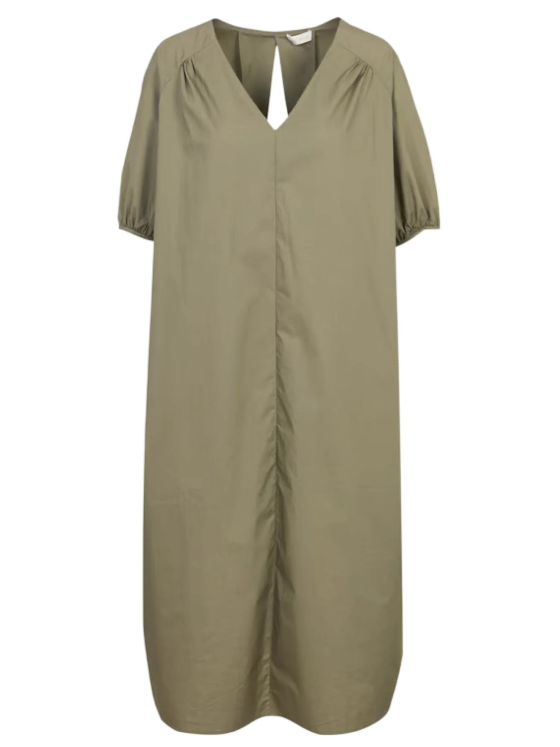 Jc Sophie abito lungo donna Livia in cotone verde militare