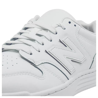 New Balance sneakers bambino in ecopelle bianco