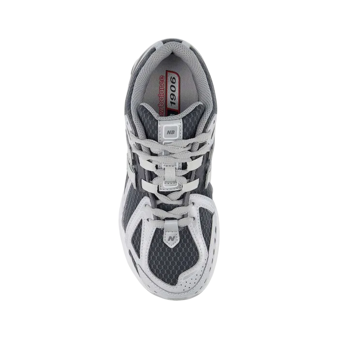 New Balance sneakers 1906 unisex bambino in mesh grigio argento
