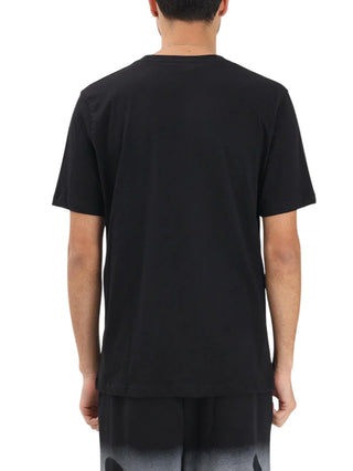 Disclaimer T-shirt uomo manica corta con logo nero