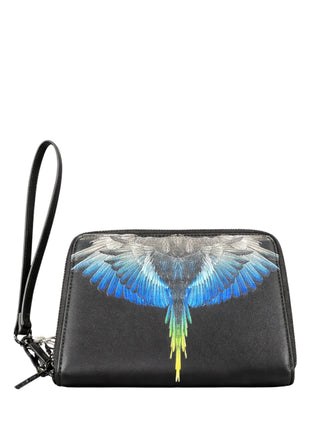 County of Milan pochette uomo con stampa iconica nero