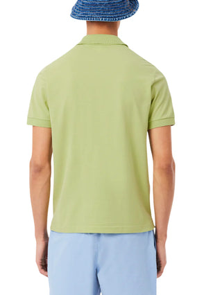 Lacoste polo manica corta 12.12 light in piquè verde chiaro