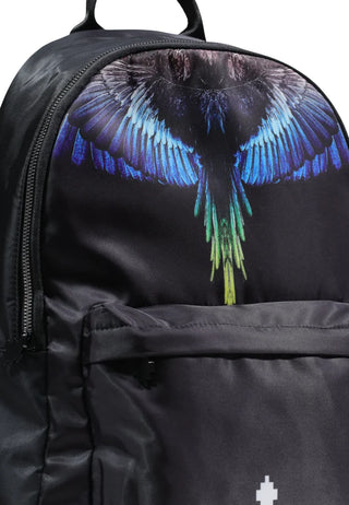 County of Milan zaino uomo in nylon con stampa iconica nero
