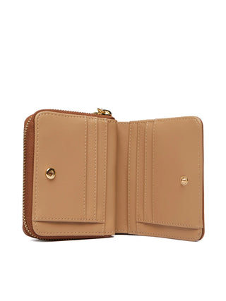 Love Moschino portafogli in ecopelle donna con nappina color cuoio