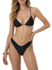 Me Fui bikini triangolo e slip a V nero