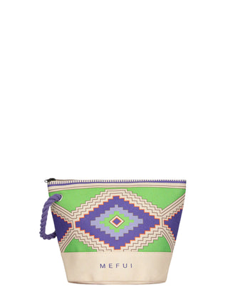 Me Fui pochette donna in fantasia verde viola MA26-SW0010 X40 ME FUI 
