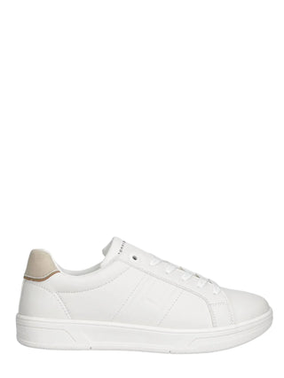 Tommy Hilfiger sneakers bambino in ecopelle bianco