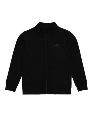 Aeronautica Militare felpa con zip bambino nero 252FE0064A N01 AERONAUTICA MILITARE