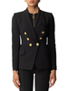 Elisabetta Franchi giacca blazer doppiopetto nero