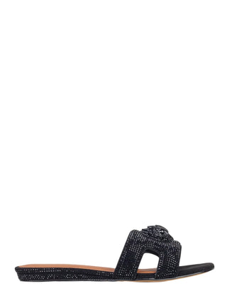 Kurt Geiger ciabatte eleganti Eagle con strass nero