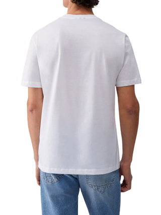 Liu Jo T-shirt uomo manica corta in cotone bianco