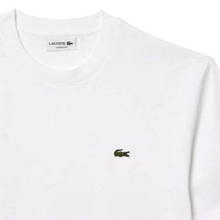 Lacoste T-shirt manica corta con cotone bianco