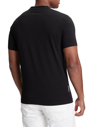 Karl Lagerfeld T-shirt con taschino logato nero 75504155322 990 KARL LAGERFELD 