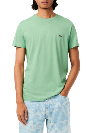 Lacoste T-shirt manica corta in cotone Pima verde menta TH6709 TTF LACOSTE 
