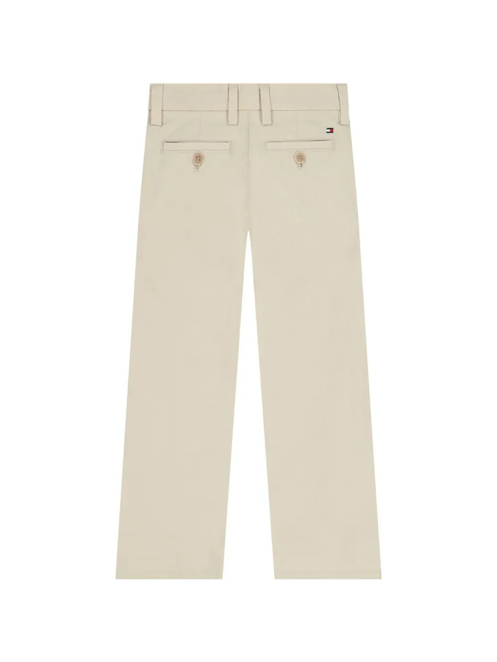 Tommy Hilfiger pantaloni baggy bambino in cotone beige