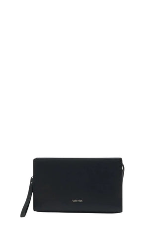 Calvin Klein pochette uomo in ecopelle con cinturino nero