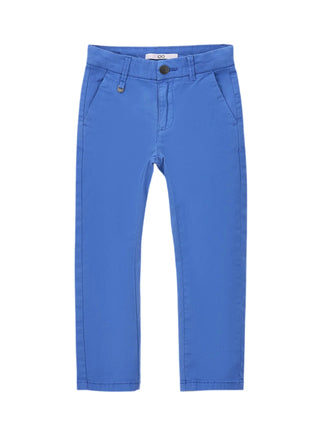 iDo pantaloni chino bambino slim blu avio