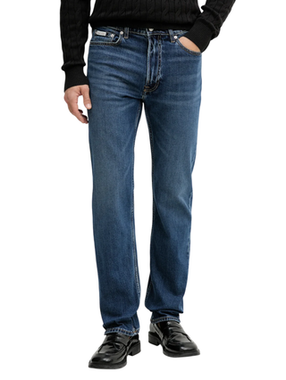 Calvin Klein Jeans jeans gamba dritta uomo lavaggio blu