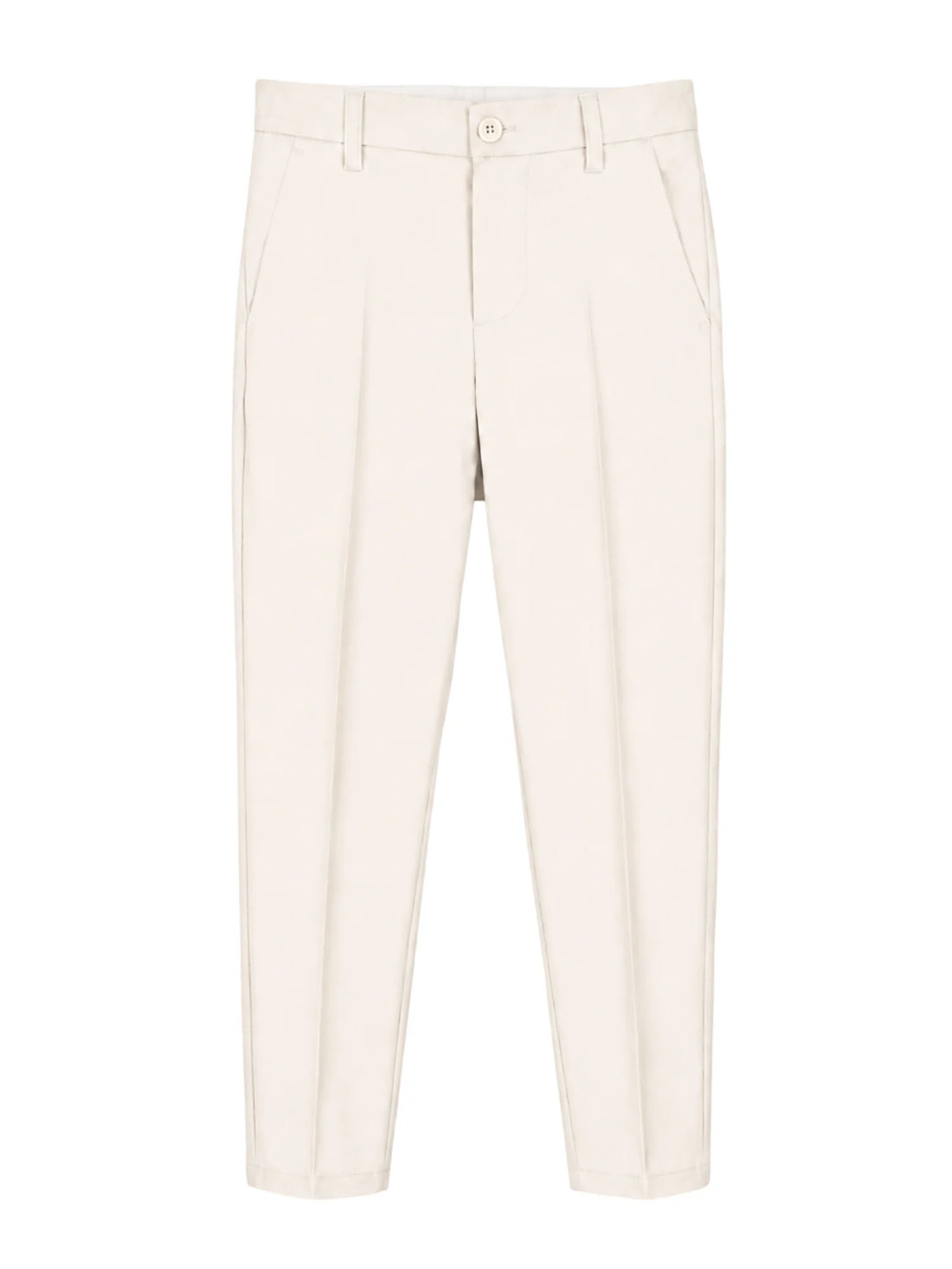 Emanuel Pris pantaloni bambino slim ecrù