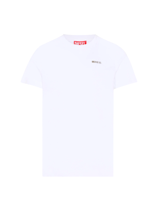 Diesel T-shirt unisex bambino manica corta bianco