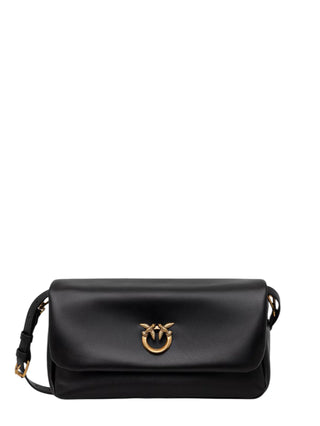 Pinko borsa a tracolla Click Soft Horizontal Handle Classic nero