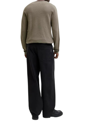 Jack&Jones maglia uomo in cotone melange tortora