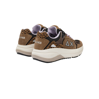 Sun68 sneakers donna Venus Suede marrone