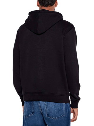 John Richmond felpa con cappuccio Ugon nero UMA25134FE BLACK John RICHMOND 