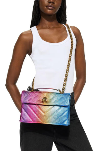 Kurt Geiger borsa Kensington in pelle multicolor