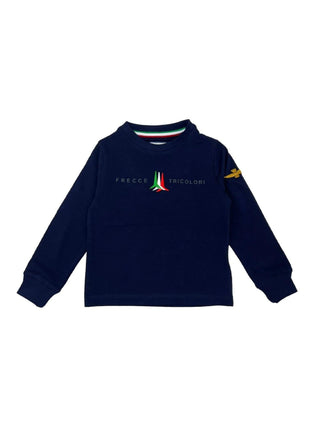 Aeronautica Militare T-shirt bambino manica lunga blu 252TS0042A B08 AERONAUTICA MILITARE