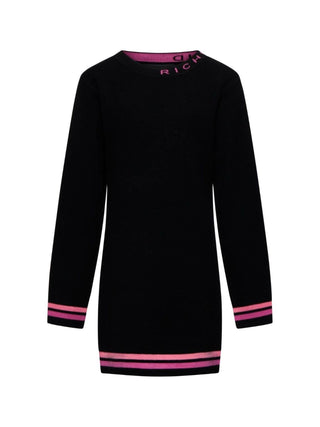 John Richmond abito bambina in maglia nero RGA25203VE BLACK John RICHMOND 