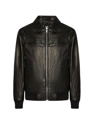 John Richmond giubbino uomo in pelle nero UMA25101GB BLACK John RICHMOND 