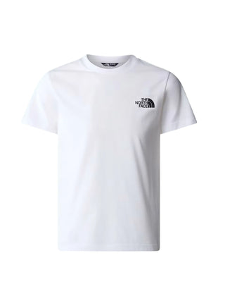 The North Face T-shirt bambino manica corta bianco