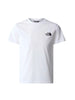 The North Face T-shirt bambino manica corta bianco