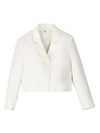 iDo giacca blazer crop bambina panna