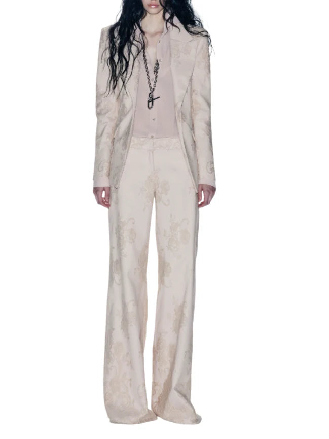 Aniye By giacca blazer Silva in pizzo rosa cipria