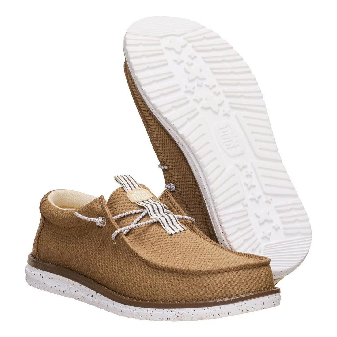 Hey Dude mocassino uomo Wally Mesh Neutrals marrone