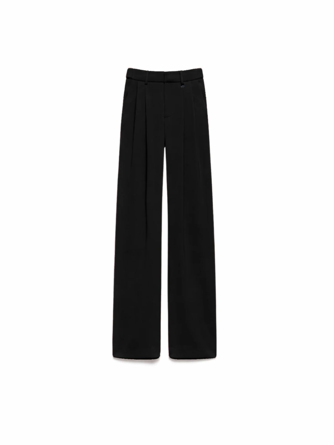 Aniye By pantaloni palazzo Bella con pinces nero