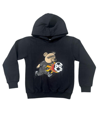 Disclaimer felpa bambino con cappuccio nero 58673 NERO DISCLAIMER