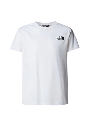 The North Face T-shirt manica corta bambino bianco