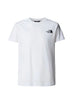 The North Face T-shirt manica corta bambino bianco