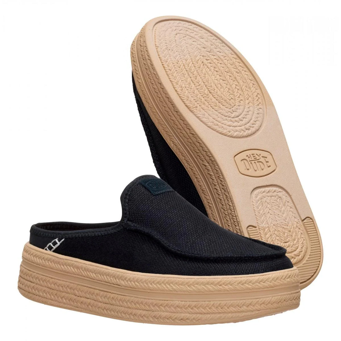 Hey Dude sabot donna Austin Lift Espadrille Woven nero