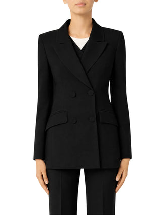 Sandro Ferrone giacca blazer doppiopetto nero