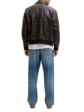 Jack&Jones jeans uomo Loose Eddie lavaggio blu