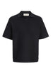 Jac&Jones polo uomo in maglia traforata nero