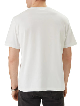 Calvin Klein T-shirt uomo manica corta con logo bianco