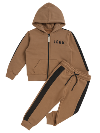 Icon tuta sportiva bambino marrone INBFS00887 3001 ICON