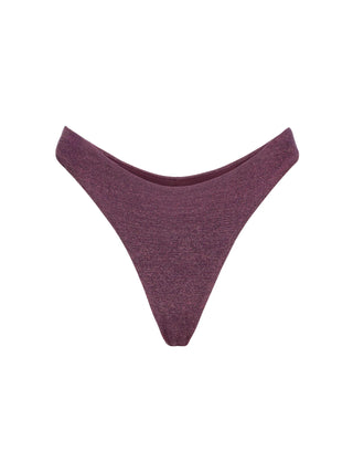 Me Fui slip mare donna lurex borgogna