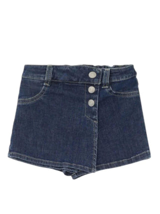 Please gonna pantalone corta in denim lavaggio medio RB08012G77 1670 PLEASE KID