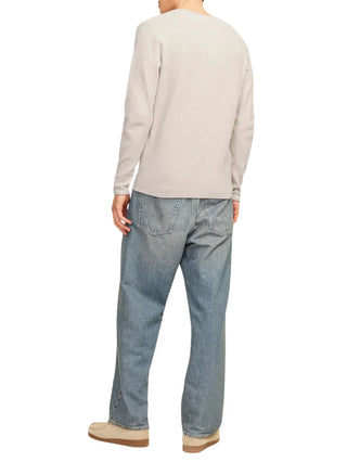 Jack&Jones maglia uomo in cotone ecrù